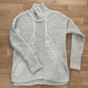 Drop shoulder sweater